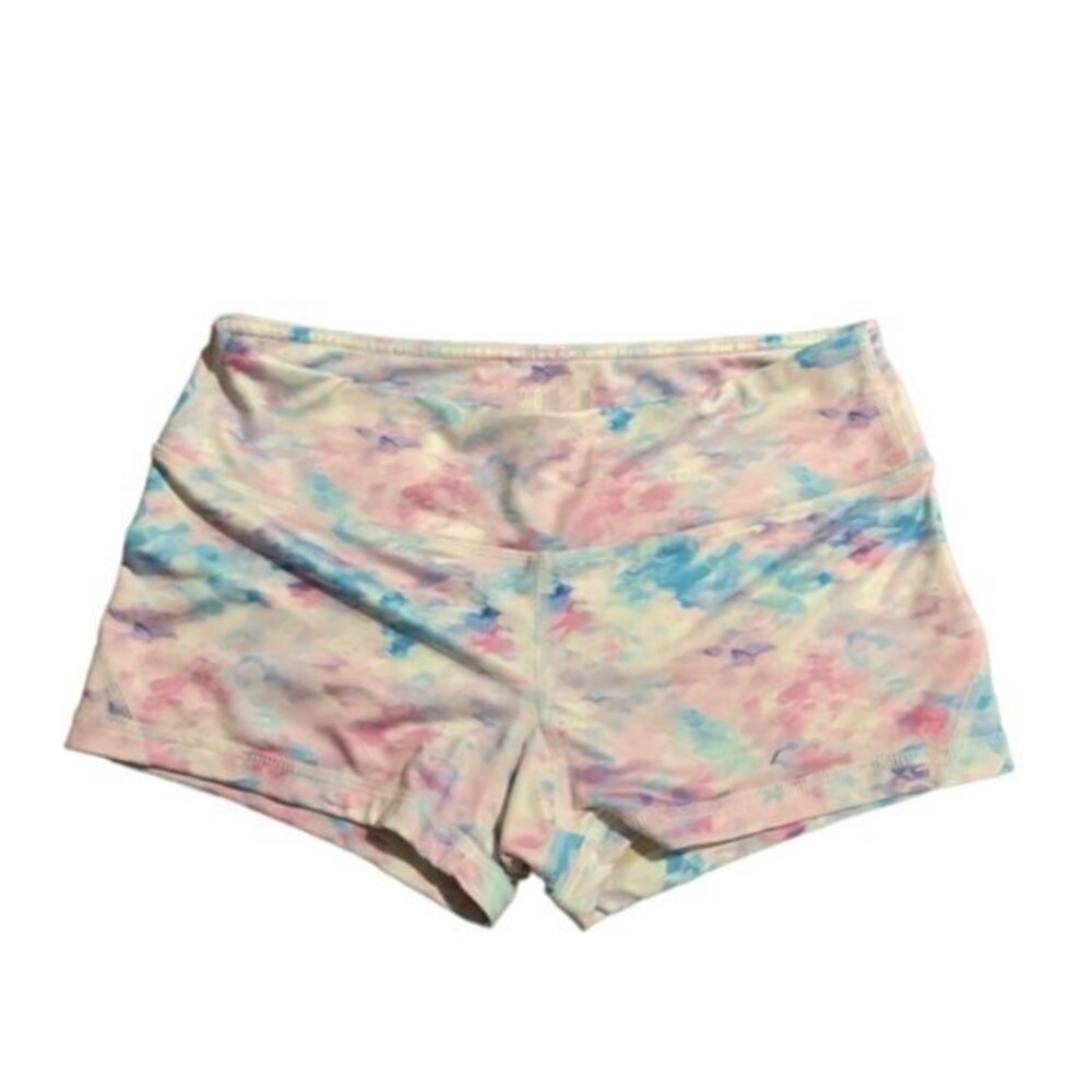 Women's GYM Activewear ROUEN Tie Dye Shorts Size Small EUC #0260